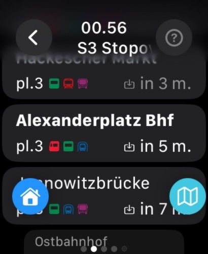 BB Timetable Watch detail