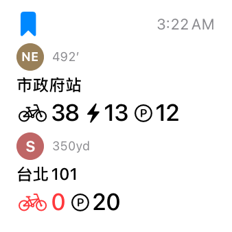 Bookmark widget — small