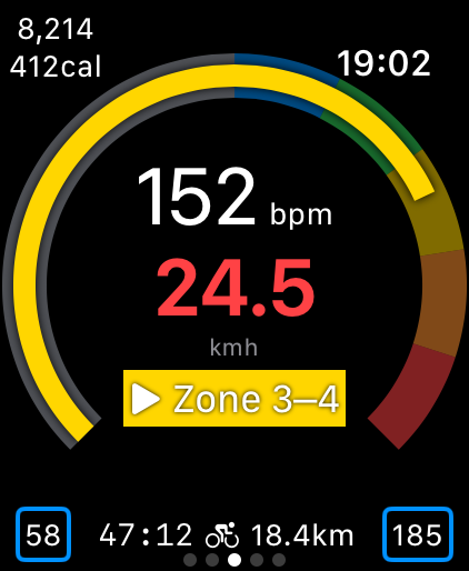 Zone Vibrate Watch heart-rate meter